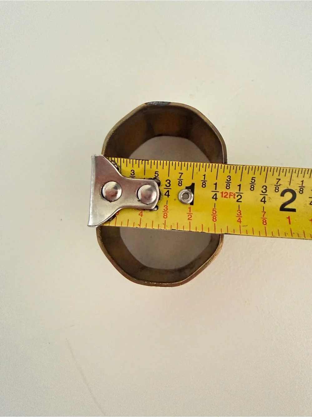Vintage Brass Copper Anchor‎ Napkin Rings Set of 6 Nautical Coastal